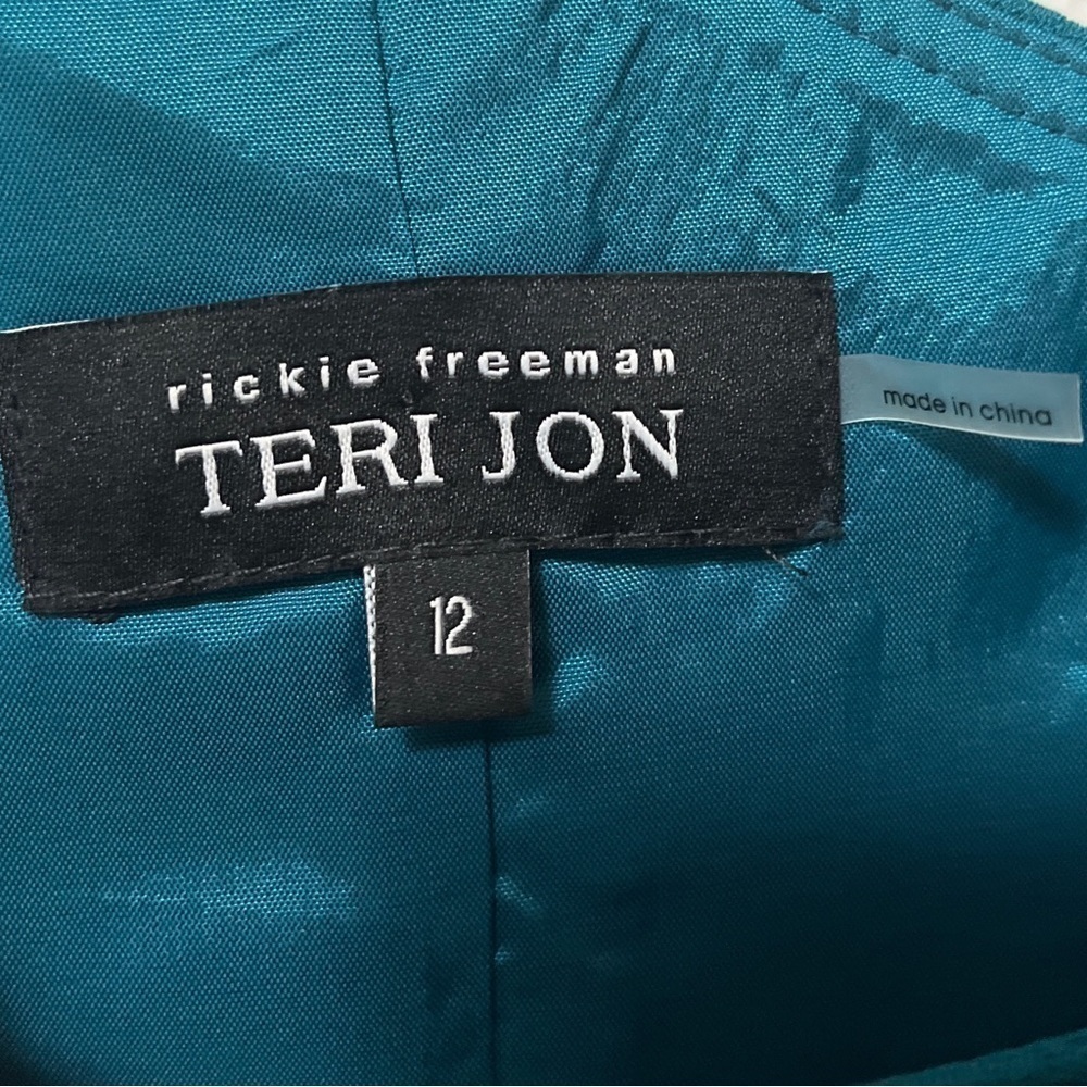 Rickie Freeman Teri Jon Ruffle Mini Dress - Picture 4 of 4